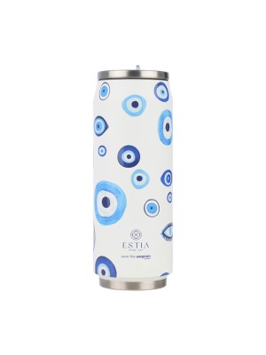 Estia Travel Cup Θερμός Ανοξείδωτο / Πλαστικό BPA Free 500ml Spirit Of Luck 01-31251 Estia Travel Cup Θερμός Ανοξείδωτο / Πλαστικό BPA Free 500ml Spirit Of Luck 01-31251