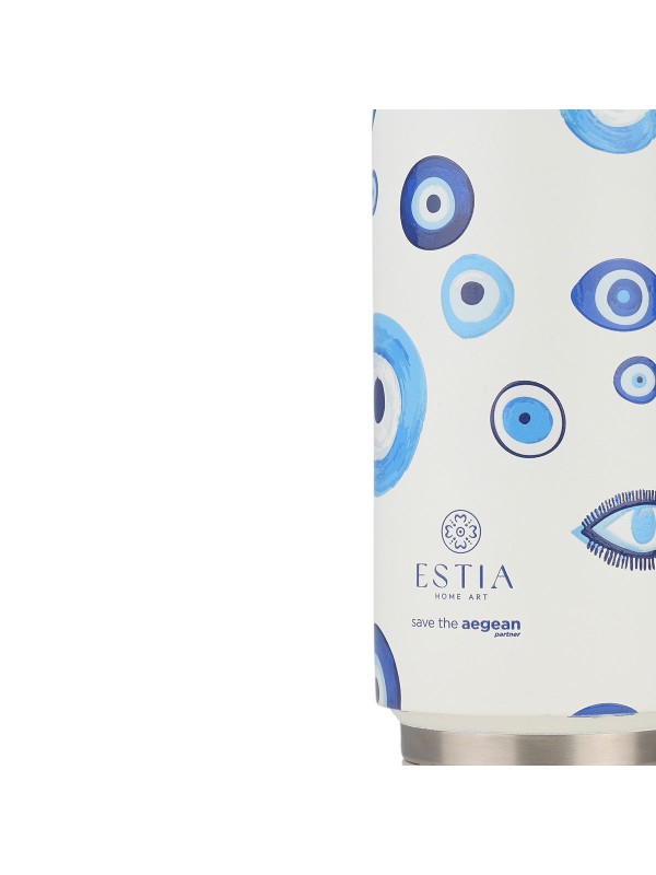 Estia Travel Cup Θερμός Ανοξείδωτο / Πλαστικό BPA Free 500ml Spirit Of Luck 01-31251