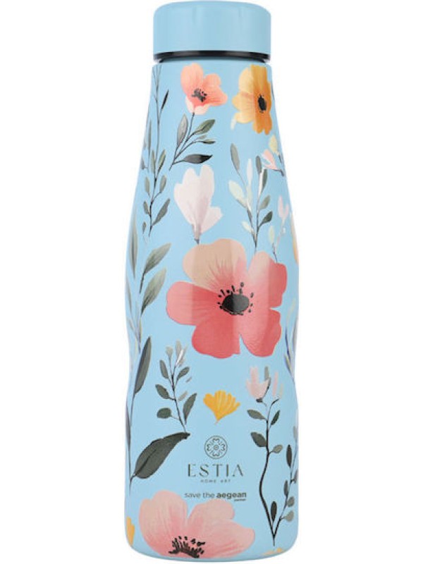 Estia Travel Flask Save Aegean Μπουκάλι Θερμός Ανοξείδωτο BPA Free 500ml Sky Garden 01-31541