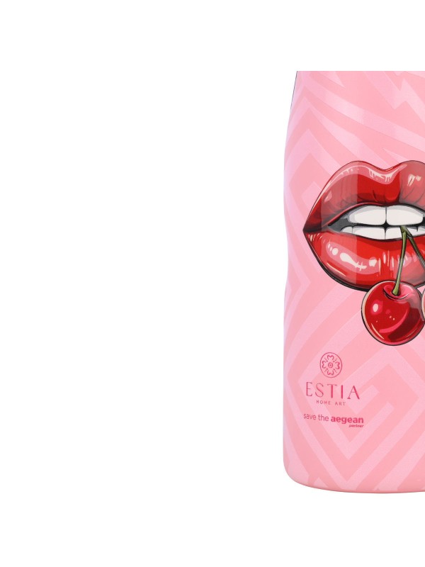 Estia Travel Flask Save Aegean Μπουκάλι Θερμός Ανοξείδωτο BPA Free 500ml Blush Pop 01-31657 Estia Travel Flask Save Aegean Μπουκάλι Θερμός Ανοξείδωτο BPA Free 500ml Blush Pop 01-31657