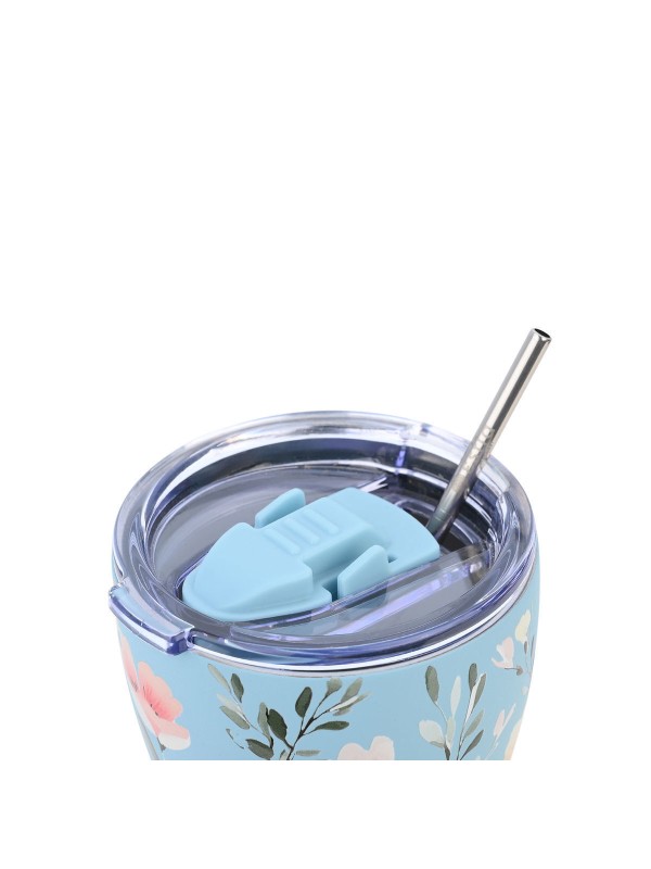 Estia Coffee Mug Save The Aegean Ανακυκλώσιμο Ποτήρι Θερμός Ανοξείδωτο BPA Free 350ml Sky Garden με Καλαμάκι 01-31695 Estia Coffee Mug Save The Aegean Ανακυκλώσιμο Ποτήρι Θερμός Ανοξείδωτο BPA Free 350ml Sky Garden με Καλαμάκι 01-31695