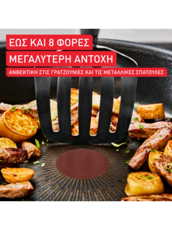 Tefal Excellence Τηγάνι Με Καπάκι από Αλουμίνιο με Αντικολλητική Επίστρωση 26cm Tefal Excellence Τηγάνι Με Καπάκι από Αλουμίνιο με Αντικολλητική Επίστρωση 26cm