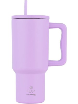 Estia Straw Tumbler XL Θερμός Ανοξείδωτο BPA Free 900ml Lavender Purple 01-32159 Estia Straw Tumbler XL Θερμός Ανοξείδωτο BPA Free 900ml Lavender Purple 01-32159