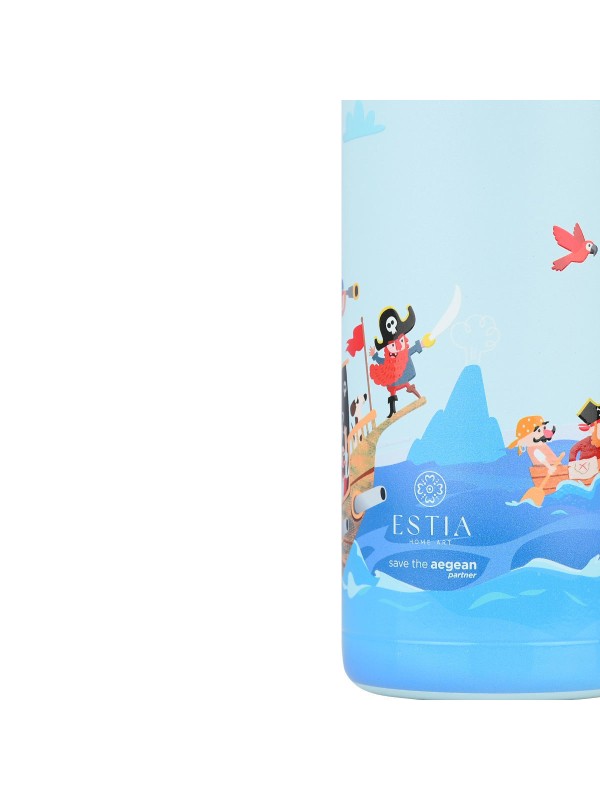 Estia Wonder Bottle Save the Aegean Παιδικό Παγούρι Θερμός Ανοξείδωτο με Καλαμάκι Non Spill Treasure Quest 500ml 01-33132 Estia Wonder Bottle Save the Aegean Παιδικό Παγούρι Θερμός Ανοξείδωτο με Καλαμάκι Non Spill Treasure Quest 500ml 01-33132