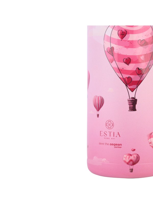 Estia Wonder Bottle Save the Aegean Παιδικό Παγούρι Θερμός Ανοξείδωτο με Καλαμάκι Non Spill Love Ascend 500ml 01-33163 Estia Wonder Bottle Save the Aegean Παιδικό Παγούρι Θερμός Ανοξείδωτο με Καλαμάκι Non Spill Love Ascend 500ml 01-33163