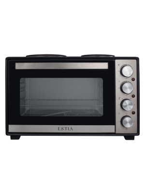 Estia Multicook Compact Ηλεκτρικό Φουρνάκι 38lt Χωρίς Εστίες Μαύρο 06-33828