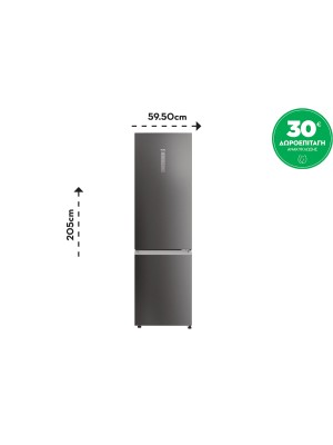 Haier Ψυγειοκαταψύκτης 406lt Total NoFrost Υ205xΠ59.5xΒ66.7εκ. Inox HDPW3620DNPD Haier Ψυγειοκαταψύκτης 406lt Total NoFrost Υ205xΠ59.5xΒ66.7εκ. Inox HDPW3620DNPD