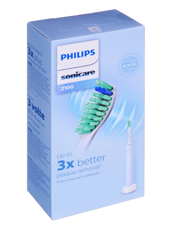 Philips Sonicare Series 2100 HX3651/12 Ηλεκτρική Οδοντόβουρτσα, Γαλάζιο 1Τμχ. Philips Sonicare Series 2100 HX3651/12 Ηλεκτρική Οδοντόβουρτσα, Γαλάζιο 1Τμχ.