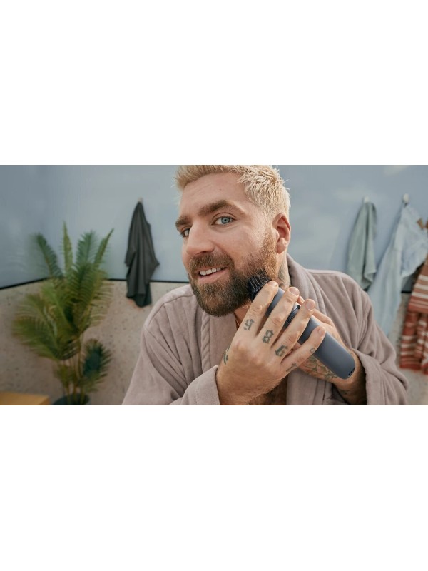 Philips Beardtrimmer 3000 Σετ Επαναφορτιζόμενης Κουρευτικής Μηχανής Γκρι BT3665/15 Philips Beardtrimmer 3000 Σετ Επαναφορτιζόμενης Κουρευτικής Μηχανής Γκρι BT3665/15