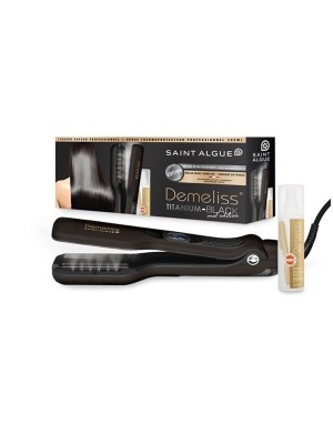 Demeliss Titanium 3993 Πρέσα Μαλλιών με Ατμό και Κεραμικές Πλάκες 250W Black Demeliss Titanium 3993 Πρέσα Μαλλιών με Ατμό και Κεραμικές Πλάκες 250W Black