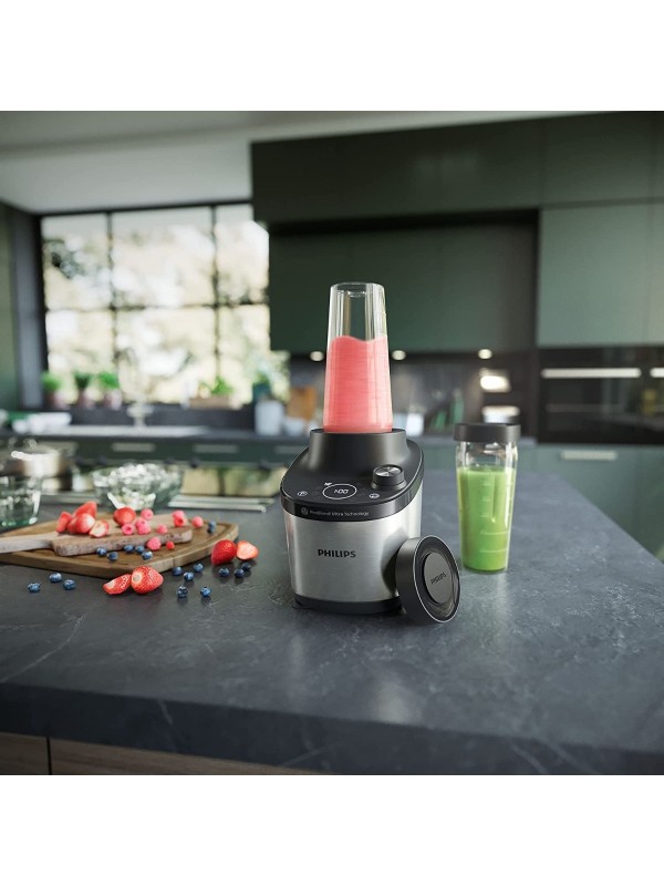 Philips Μπλέντερ για Smoothies με Γυάλινη Κανάτα 2lt 1500W Inox HR3760/00 Philips Μπλέντερ για Smoothies με Γυάλινη Κανάτα 2lt 1500W Inox HR3760/00