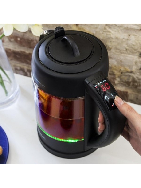 Cecotec ThermoSense 390 Clear Βραστήρας 1.7lt 2200W Μαύρος