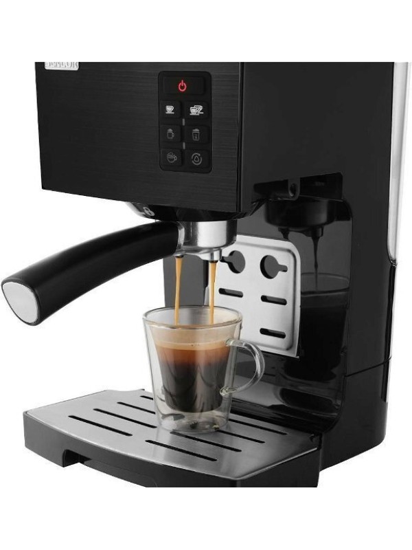 Sencor Μηχανή Espresso 1450W Πίεσης 20bar για Cappuccino Μαύρη SES 4050SS-EUE3 Sencor Μηχανή Espresso 1450W Πίεσης 20bar για Cappuccino Μαύρη SES 4050SS-EUE3