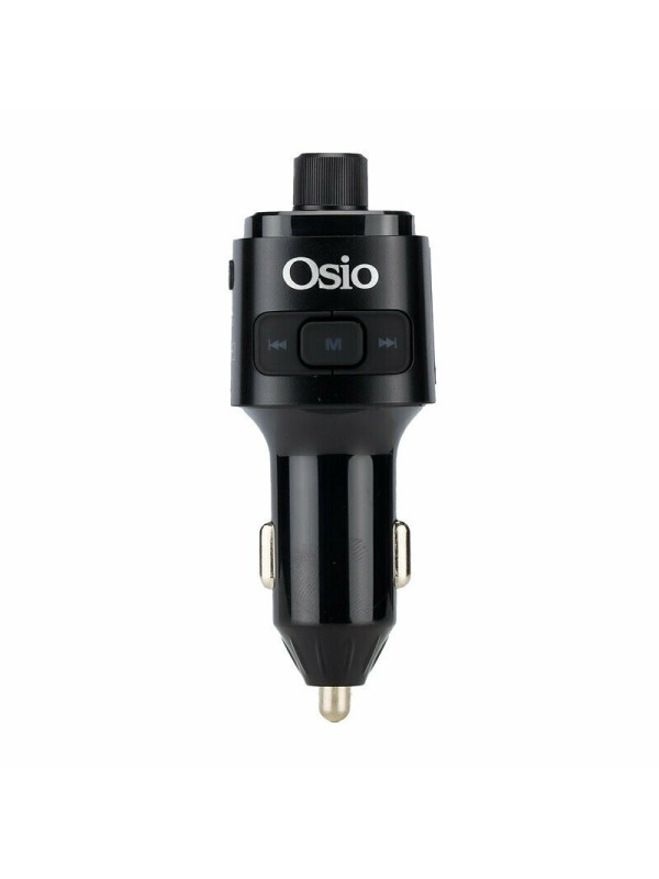 Osio FM Transmitter Αυτοκινήτου με Bluetooth / MicroSD / Type-C / USB
