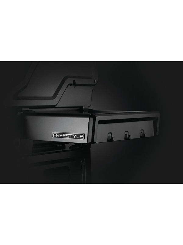 Napoleon Freestyle 425 SB Graphite Ψησταριά Υγραερίου Μαντεμένιας Σχάρας 60x45εκ. με 4 Εστίες 16.6kW και Πλαϊνό Μάτι