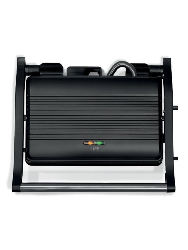 Life Τοστιέρα Γκριλιέρα 1000W Μαύρη 221-0438 Life Τοστιέρα Γκριλιέρα 1000W Μαύρη 221-0438