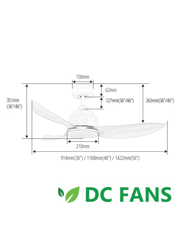 Ανεμιστήρας Οροφής DC με Τηλεχειριστήριο και LED φως Telemax Levantes 30-4635 LIGHT WOOD Ανεμιστήρας Οροφής DC με Τηλεχειριστήριο και LED φως Telemax Levantes 30-4635 LIGHT WOOD