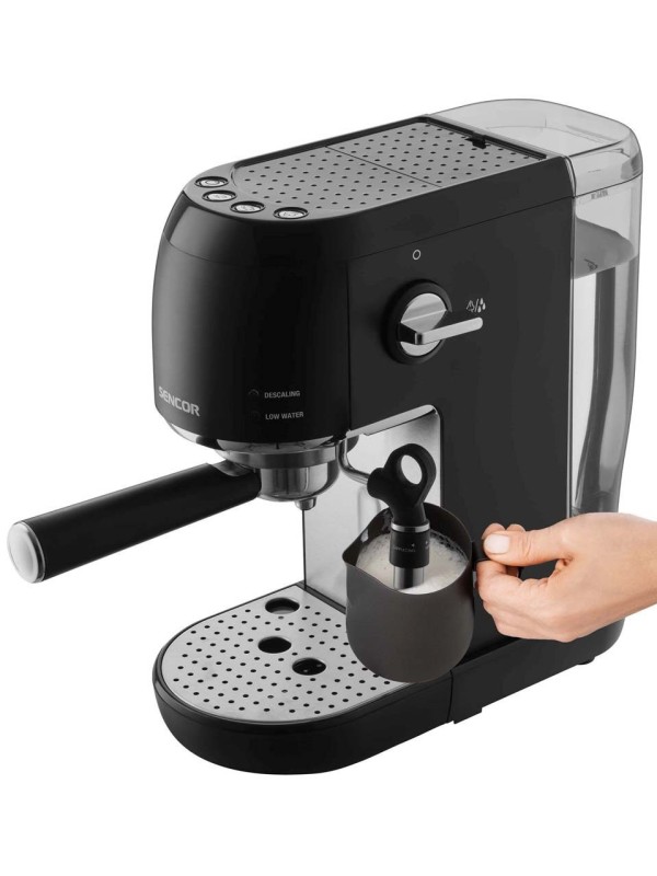 Sencor Μηχανή Espresso 1400W Πίεσης 20bar Μαύρη SES 4700BK Sencor Μηχανή Espresso 1400W Πίεσης 20bar Μαύρη SES 4700BK