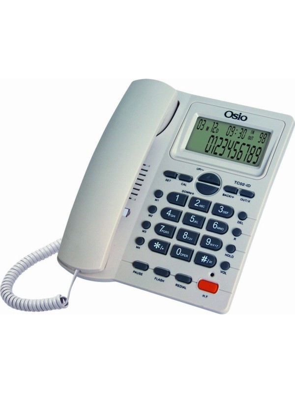 Osio OSW-4710 Ενσύρματο Τηλέφωνο Γραφείου Λευκό Osio OSW-4710 Ενσύρματο Τηλέφωνο Γραφείου Λευκό