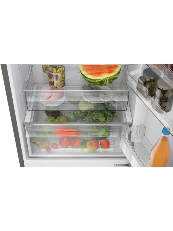 Bosch Ψυγειοκαταψύκτης 440lt Total NoFrost Υ203xΠ70xΒ66.7εκ. Γκρι KGN49OCAF Bosch Ψυγειοκαταψύκτης 440lt Total NoFrost Υ203xΠ70xΒ66.7εκ. Γκρι KGN49OCAF