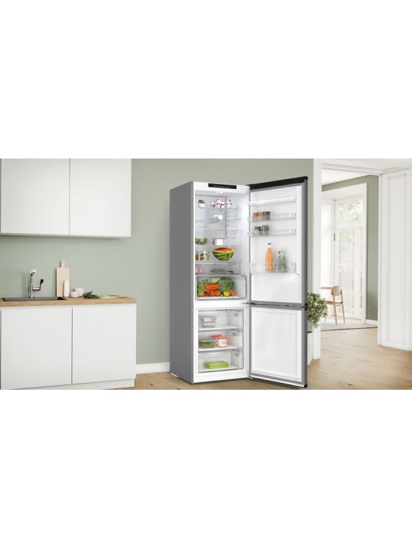 Bosch Ψυγειοκαταψύκτης 440lt Total NoFrost Υ203xΠ70xΒ66.7εκ. Γκρι KGN49OCAF Bosch Ψυγειοκαταψύκτης 440lt Total NoFrost Υ203xΠ70xΒ66.7εκ. Γκρι KGN49OCAF