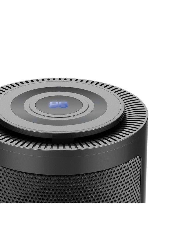 Eurolamp Leyca Κεραμικό Αερόθερμο Δωματίου Δαπέδου 1500W 890-50019