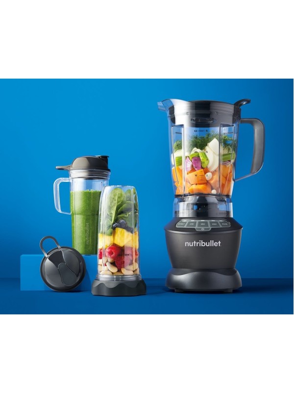 NutriBullet Μπλέντερ για Smoothies 1.8lt 1200W Μαύρο NBF500DG NutriBullet Μπλέντερ για Smoothies 1.8lt 1200W Μαύρο NBF500DG