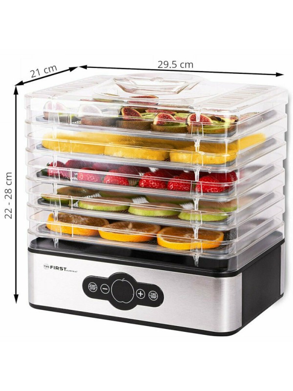 First Austria Αποξηραντής Τροφίμων με 5 Ράφια και Ρυθμιζόμενη Θερμοκρασία 35-70°C FA 5126-6