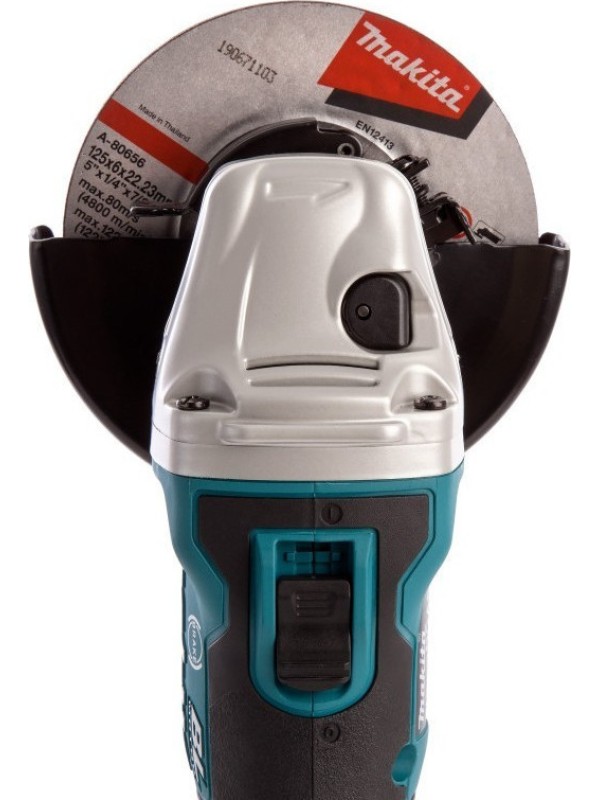 Makita Τροχός 125mm Μπαταρίας Brushless με Ρύθμιση Στροφών 18V Solo Makita Τροχός 125mm Μπαταρίας Brushless με Ρύθμιση Στροφών 18V Solo