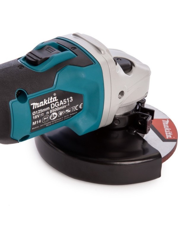 Makita Τροχός 125mm Μπαταρίας Brushless με Ρύθμιση Στροφών 18V Solo Makita Τροχός 125mm Μπαταρίας Brushless με Ρύθμιση Στροφών 18V Solo