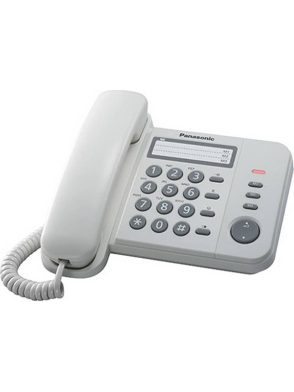 Panasonic KX-TS520EX2 Ενσύρματο Τηλέφωνο Γραφείου Λευκό Panasonic KX-TS520EX2 Ενσύρματο Τηλέφωνο Γραφείου Λευκό