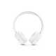JBL Tune 520BT Ασύρματα / Ενσύρματα On Ear Ακουστικά με 57 ώρες Λειτουργίας και Quick Charge Λευκά 