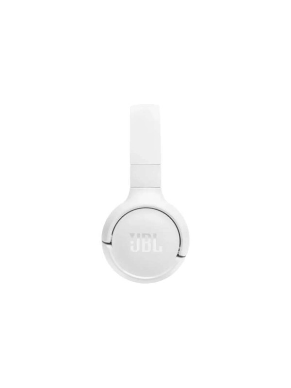 JBL Tune 520BT Ασύρματα / Ενσύρματα On Ear Ακουστικά με 57 ώρες Λειτουργίας και Quick Charge Λευκά 