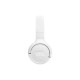 JBL Tune 520BT Ασύρματα / Ενσύρματα On Ear Ακουστικά με 57 ώρες Λειτουργίας και Quick Charge Λευκά 