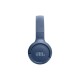 JBL Tune 520BT Ασύρματα / Ενσύρματα On Ear Ακουστικά με 57 ώρες Λειτουργίας και Quick Charge Μπλε 