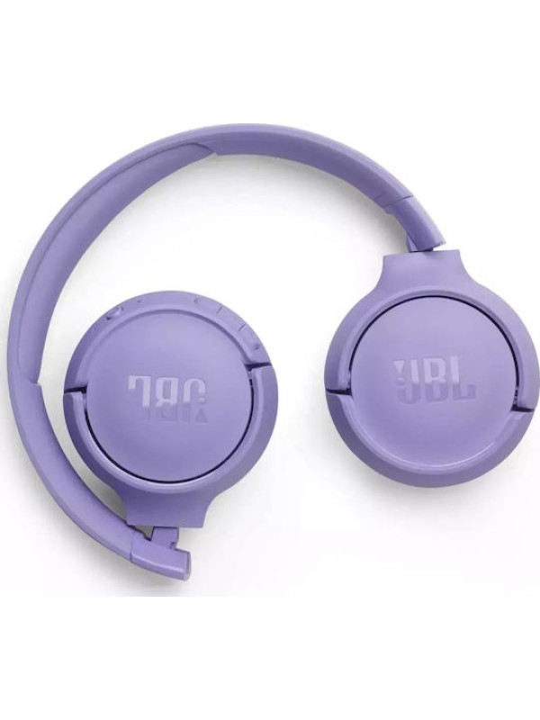 JBL Tune 520BT Ασύρματα / Ενσύρματα On Ear Ακουστικά με 57 ώρες Λειτουργίας και Quick Charge Μωβ 