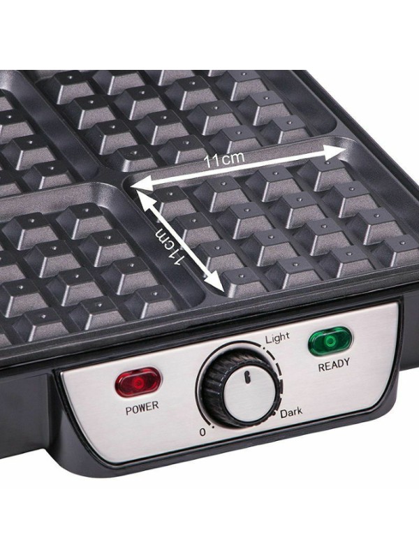 First Austria FA 5305-3 Βαφλιέρα 4 Θέσεων σε Ορθογώνιο Σχήμα 1100W First Austria FA 5305-3 Βαφλιέρα 4 Θέσεων σε Ορθογώνιο Σχήμα 1100W