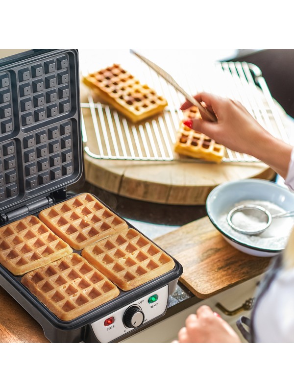 First Austria FA 5305-3 Βαφλιέρα 4 Θέσεων σε Ορθογώνιο Σχήμα 1100W First Austria FA 5305-3 Βαφλιέρα 4 Θέσεων σε Ορθογώνιο Σχήμα 1100W