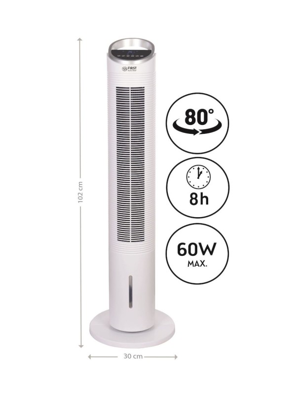 First Austria Ανεμιστήρας Πύργος 60W με Τηλεχειριστήριο FA-5560-4 First Austria Ανεμιστήρας Πύργος 60W με Τηλεχειριστήριο FA-5560-4