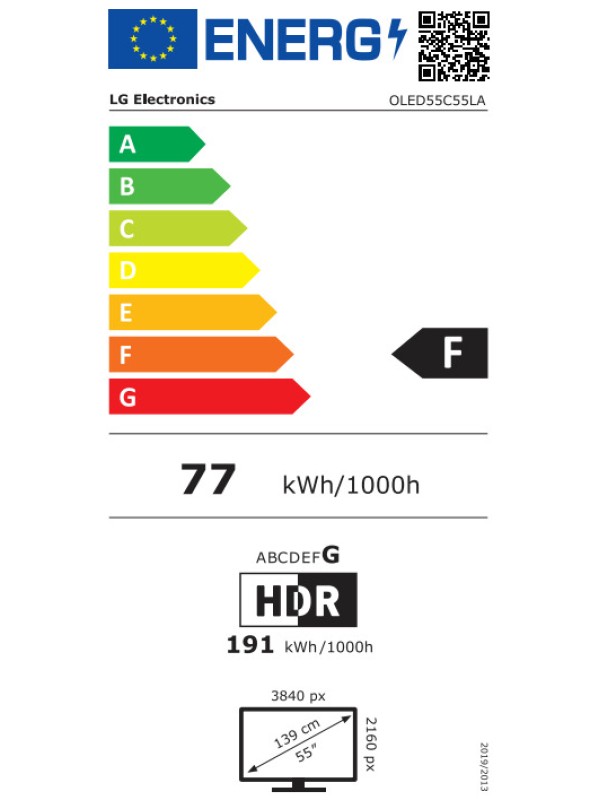 LG Smart Τηλεόραση 55" 4K UHD OLED evo AI C5 HDR (2025) OLED55C55LA LG Smart Τηλεόραση 55" 4K UHD OLED evo AI C5 HDR (2025) OLED55C55LA