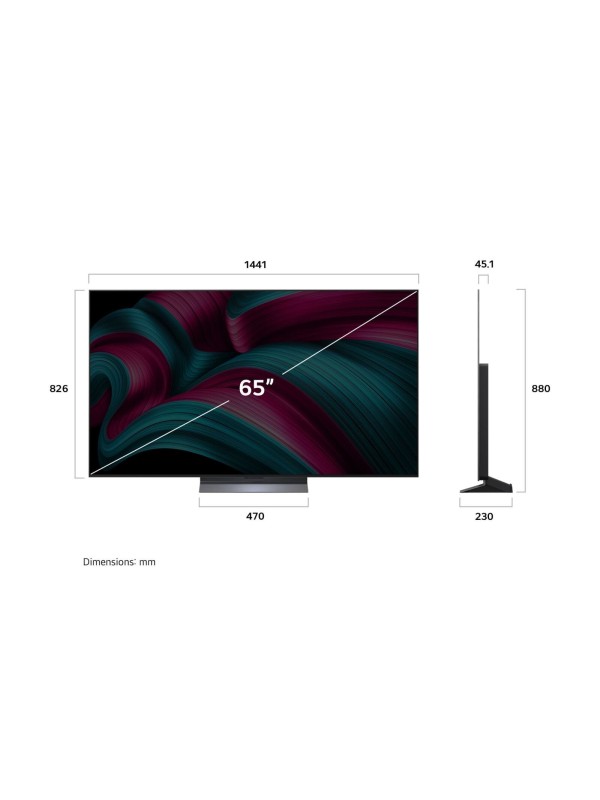 LG Smart Τηλεόραση 65" 4K UHD OLED evo AI C5 HDR (2025) OLED65C55LA LG Smart Τηλεόραση 65" 4K UHD OLED evo AI C5 HDR (2025) OLED65C55LA