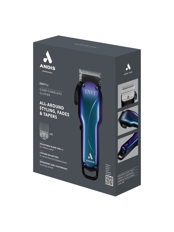 Andis Galaxy Cordless Envy Li Επαγγελματική Κουρευτική Μηχανή Μπλε 561559 Andis Galaxy Cordless Envy Li Επαγγελματική Κουρευτική Μηχανή Μπλε 561559