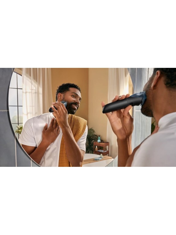 Philips Beardtrimmer 5000 Σετ Επαναφορτιζόμενης Κουρευτικής Μηχανής Μαύρο BT5780/15