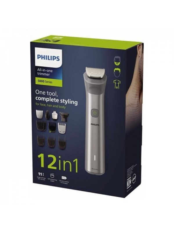Philips 5000 Series Επαναφορτιζόμενη Κουρευτική Μηχανή Γκρι MG5940/15 Philips 5000 Series Επαναφορτιζόμενη Κουρευτική Μηχανή Γκρι MG5940/15
