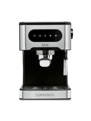 Izzy Αυτόματη Μηχανή Espresso Sorrento IZ-6014 20 bar Cold Brew Αυτόματη Μηχανή Espresso 1000W Πίεσης 20bar Ασημί