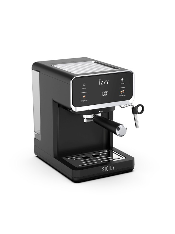 Izzy Sicily IZ-6017 Μηχανή Espresso 1000W Πίεσης 20bar Μαύρη Izzy Sicily IZ-6017 Μηχανή Espresso 1000W Πίεσης 20bar Μαύρη