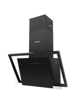Gruppe Unico Απορροφητήρας Καμινάδα 90cm Μαύρος Κωδικός: S-6079-C58-M13-900 