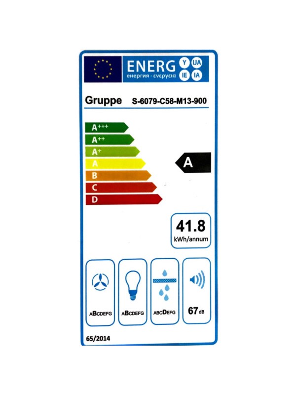 Gruppe Unico Απορροφητήρας Καμινάδα 90cm Μαύρος Κωδικός: S-6079-C58-M13-900 Gruppe Unico Απορροφητήρας Καμινάδα 90cm Μαύρος Κωδικός: S-6079-C58-M13-900