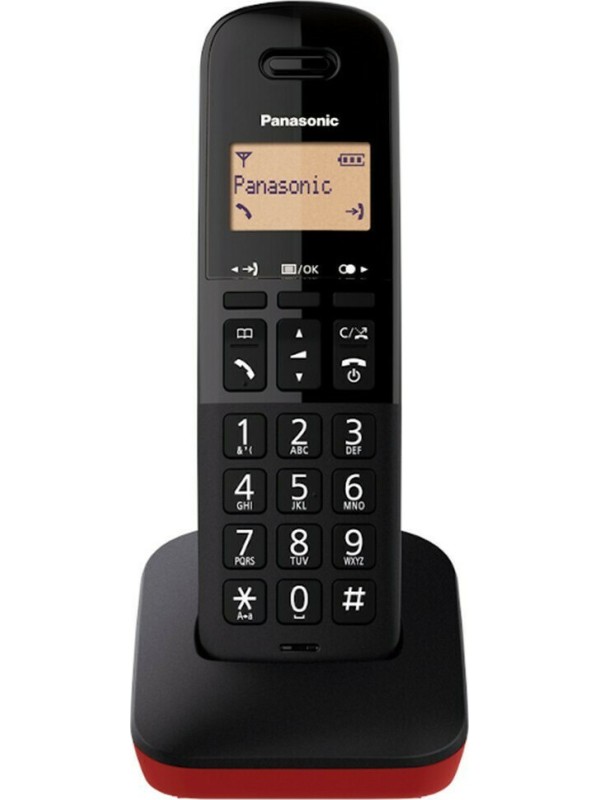 Panasonic KX-TGB610 Ασύρματο Τηλέφωνο Κόκκινο  Panasonic KX-TGB610 Ασύρματο Τηλέφωνο Κόκκινο