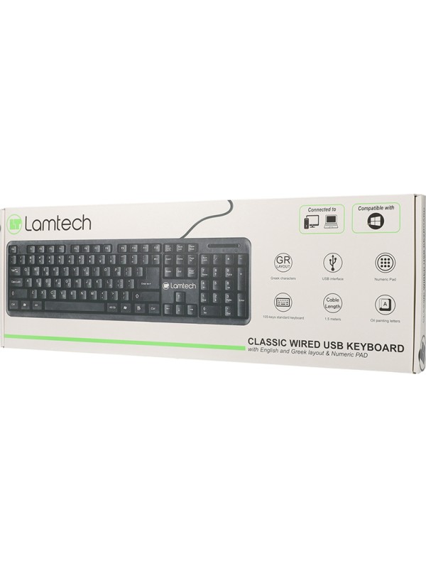 Lamtech LAM622178 Πληκτρολόγιο Ελληνικό Lamtech LAM622178 Πληκτρολόγιο Ελληνικό